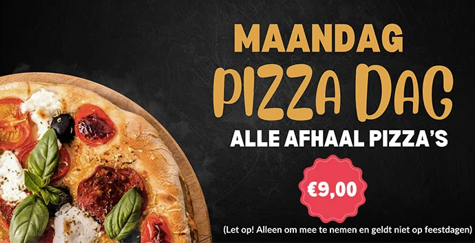 maandag pizzadag